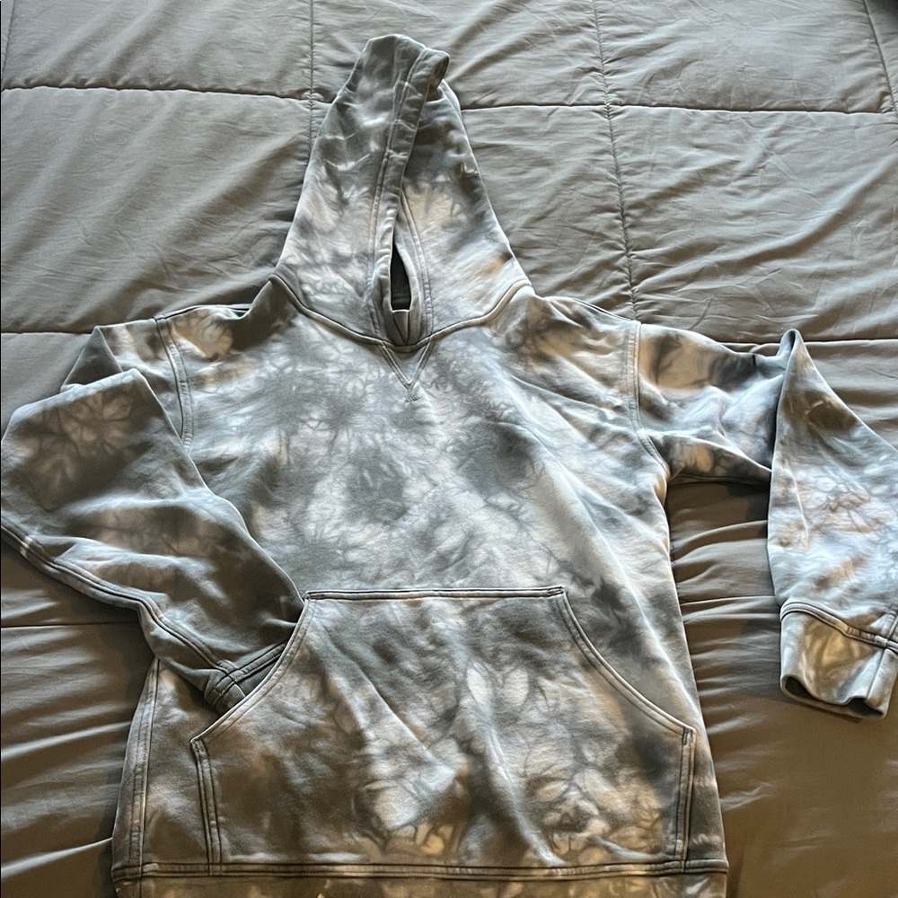 lululemon athletica Gray Tie-Dye Hoodie